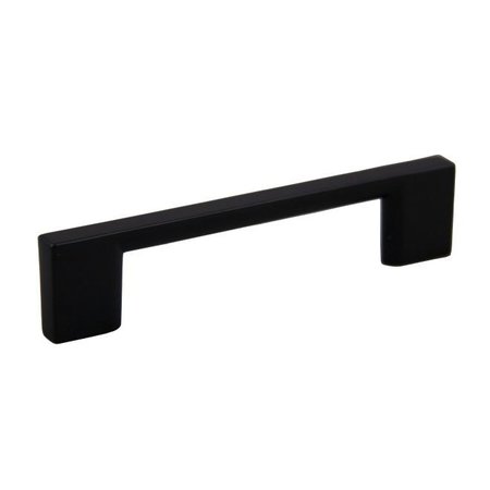 CROWN 4-3/4" Miami Cabinet Pull with 3-3/4" Center to Center Matte Black Finish CHP80572BK